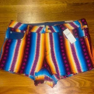 Anthropologie NWT Boho Surf Shorts Size 28